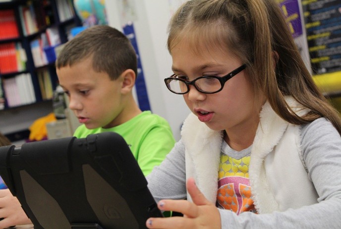 Plataformas Escolares ipad en clase